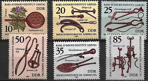 GERMANY (DDR) - 1981 MNH "Medical History Collection" Complete Set !!! - Picture 1 of 1