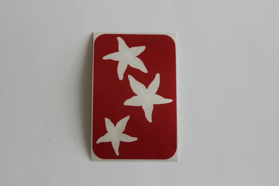 Starfish Glitter Tattoo Stencil Pack - Image 1 of 1