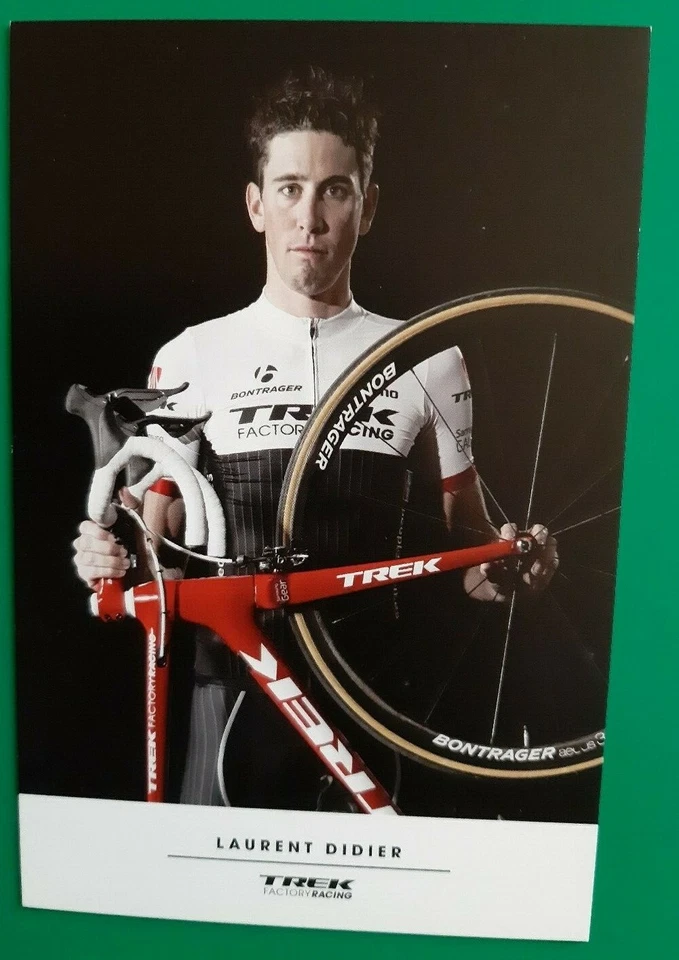 CYCLISME carte cycliste LAURENT DIDIER équipe TREK Factory Racing 2015 - Photo 1/1