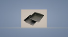 Nonstick Set of 2. 7.6" x 7.6" x 1.8" Square Cake Pan, Dark Gray Made in USA