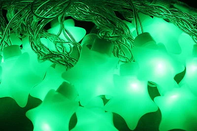 20 LED Rojo San Valentín Estrella Brillante Bebé Luz Guardería, Decoración Habitación Bebé Niño, Noche Foto 1 de 3