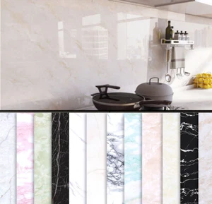 Marble Self Adhesive Wallpaper PVC For Kitchen Countertop 24" (0.6m*1/3/5/10m) - Picture 1 of 33