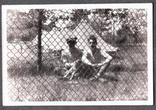 Vintage Photograph 1920-30S Boys Fashion Fox Rat Terrier Dog Puppy Pup Old Photo