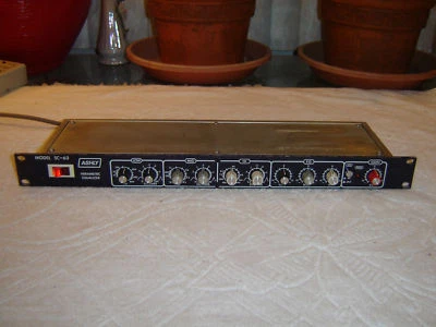 Ashly SC-63, Blueface Version, Parametric Equalizer, Vintage Rack, Repair As Is - Image 1 of 4