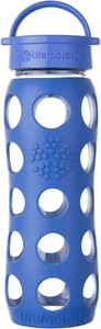 Lifefactory Classic Cap Glass Water Bottle, 650ml, Cobalt, LF230200C4AUS - Picture 1 of 2