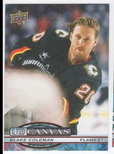 2025-26 Upper Deck UD Lienzo Blake Coleman Calgary Flames #C-78 - Imagen 1 de 2