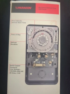 Genuine Paragon 8145-20 Defrost Control Commercial Refrigeration Timer - Image 1 of 4
