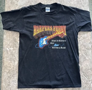 Harper’s Ferry-Boston Blues Festival Tshirt-Vintage 90’s-Mens L-Black-GOOD USED - Picture 1 of 15