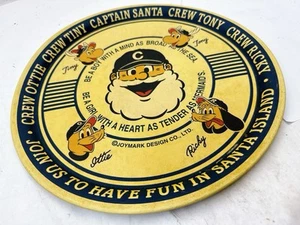 Captain Santa Vintage Tray JOYMARK DESIGN Character Plate Retro Island Crew - Picture 1 of 16