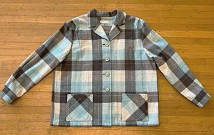 Giacca Vintage PENDLETON Heritage Donna XL Plaid Lana Edizione Limitata USA Blazer - Foto 1 di 7