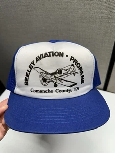 Vintage Men’s Trucker Hat Aviation And Propane - Picture 1 of 6