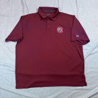 South Carolina Gamecocks Shirt Mens XL Champion Maroon NCAA Football Polyester - Image 1 of 4