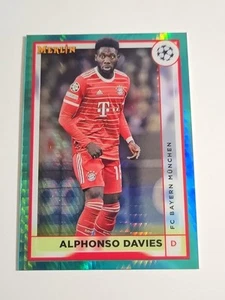 Alphonso Davies 2023 Topps Merlin Champions League Aqua Prizm Parallel No. 55 - Bild 1 von 6