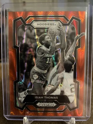 🏀2024 Prizm Draft Isiah Thomas #11 Red Seismic Prizm/225 - Indiana Hoosiers🏀 Foto 1 de 2