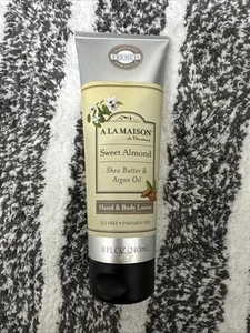 A La Maison "Sweet Almond" Hand & Body Lotion With Shea Butter & Argan Oil -8 oz - Picture 1 of 2