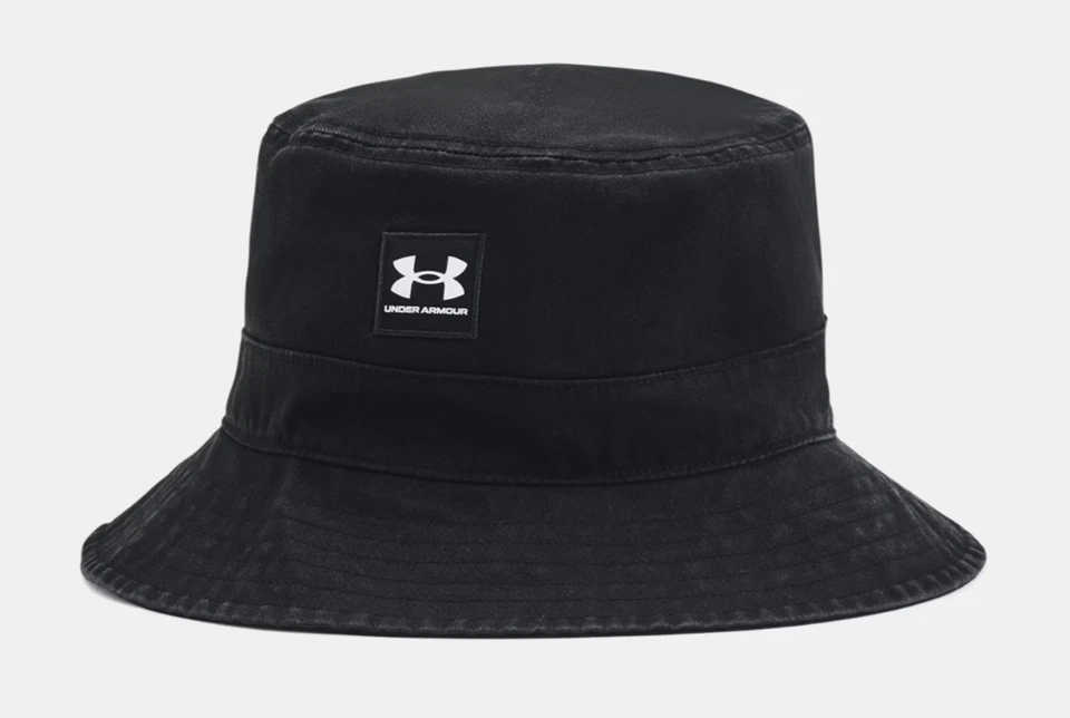 Under Armour UA Branded Bucket Hat Black White White MDLG　Japan