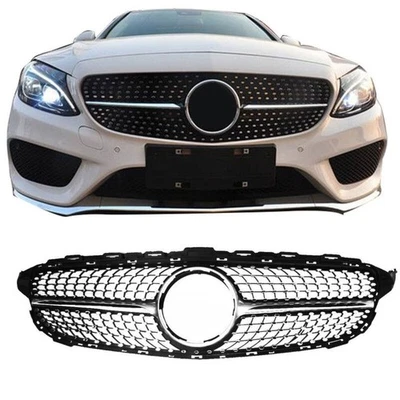 Diamond Radiator Grille W205 C63AMG Front for Mercedes Benz W205 2058881260 Foto 1 de 4