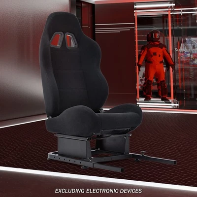 Supllueer Rear Seat Stand with Red Seat Add-On Stand Fit Steering Wheel Stands - Image 1 of 4