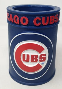 2004 Vintage MLB Chicago Cubs Baseball Rubber Can Holder - Picture 1 of 5
