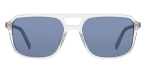 Nautica N6264S Sunglasses Male Crystal Clear 58mm New 100% Authentic - Picture 1 of 7