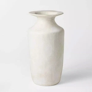 Vaso alto in ceramica con bordo esagerato 14" - soglia disegnata con Studio McGee - Foto 1 di 7