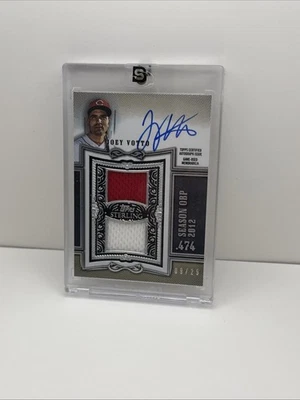 2020 Topps Sterling Sterling Swings Autograph Relics Joey Votto - Image 1 of 4