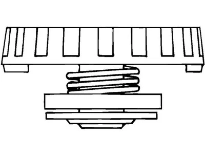 Tapa de radiador Mercury Tracer Motorcraft 26921ZKNK 1988 1987-1989, 1991 Foto 1 de 2