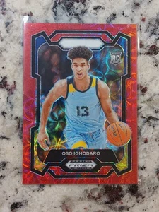 2024 Prizm Draft Picks #18 Oso Ighodaro RC Red Scope Prizm /88 - Picture 1 of 2