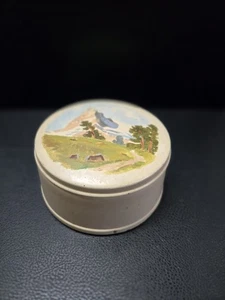 De colección Reuge Sainte-Croix Metal Cuerda Suiza Musical Estaño Escena Zermatt Funciona - Imagen 1 de 9