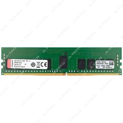 Kingston 16GB DDR4-2400 PC4-19200 1Rx4 ECC RDIMM Server Memory RAM KVR24R17S4/16 - Image 1 of 2