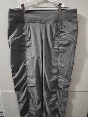 Pantalones Prana Mujer L Gris Koen Largo Completo Exterior Senderismo Tejido Cintura Cómoda Foto 1 de 4