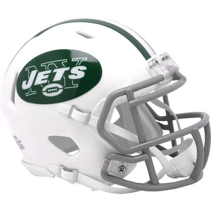 New York Jets White Alternate 2024 Riddell Speed Mini Football Helmet - Picture 1 of 1