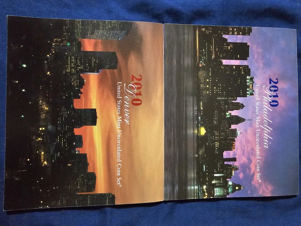 2010 US MINT UNCIRCULATED BU P&D 28 COIN SET! Philadelphia and Denver Mint! - Image 1 of 3