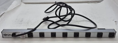 Tripp Lite PS240810 8-Outlet Power Strip 120V 10-ft Cord W/ Mounting Brackets - Image 1 of 4