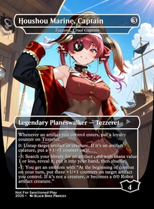 Houshou Marine, Captain (Tezzeret, Cruel Captain) - Anime Magic The Gathering personalizado - Prueba de juego - Imagen 1 de 1