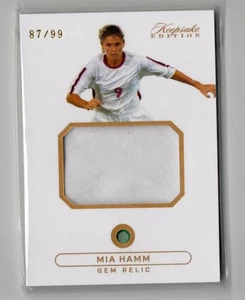 2024 Keepsake Sports Edition Mia Hamm GEM / JERSEY RELIC 87/99 USWNT SOCCER - Bild 1 von 1