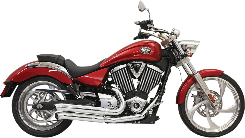 Bassani 6V13D Pro Street Turn Out Exhaust System 06-15  Victory  Kingpin - Image 1 of 1