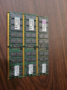 8GB Kingston DDR2 667MHZ KVR667D2D4P5K2/16G Memory - Picture 1 of 5