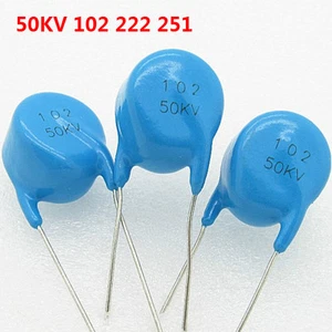 50KV 102 222 561 K Hochspannung Keramik Kondensator Kondensatoren 1000 2200 pF - Bild 1 von 4