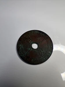 Moneda de 1 centavo Indochina Francesa 1938 brillante estado - Imagen 1 de 5