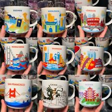 STARBUCKS mug YAH ceramic mug YOU ARE HERE city mug  coffee mug Xmas Gift