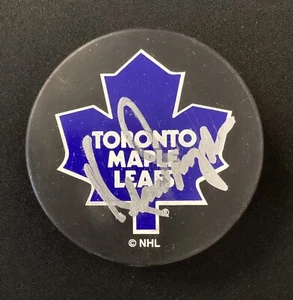 Ken Dryden firmó Puck Toronto Maple Leafs Portero Hockey autógrafo HOF JSA - Imagen 1 de 6