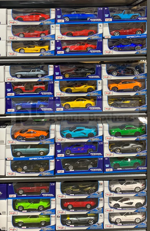 Maisto 1:18 Diecast Replica Cars, 90+ Variations, Brand New, Free Shipping! - Image 1 of 1