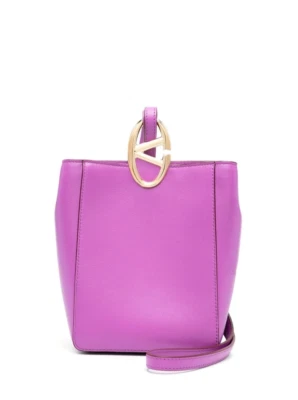 Bolso Bandolera VALENTINO GARAVANI Vlogo The Bold Cuero Precio de venta sugerido por el fabricante $1450 # M1 254 NUEVO Foto 1 de 4