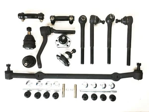 14pc Kit Upper Lower Ball Joints, Inner Outer Tie Rod Ends, Adjusting Sleeves - Picture 1 of 1