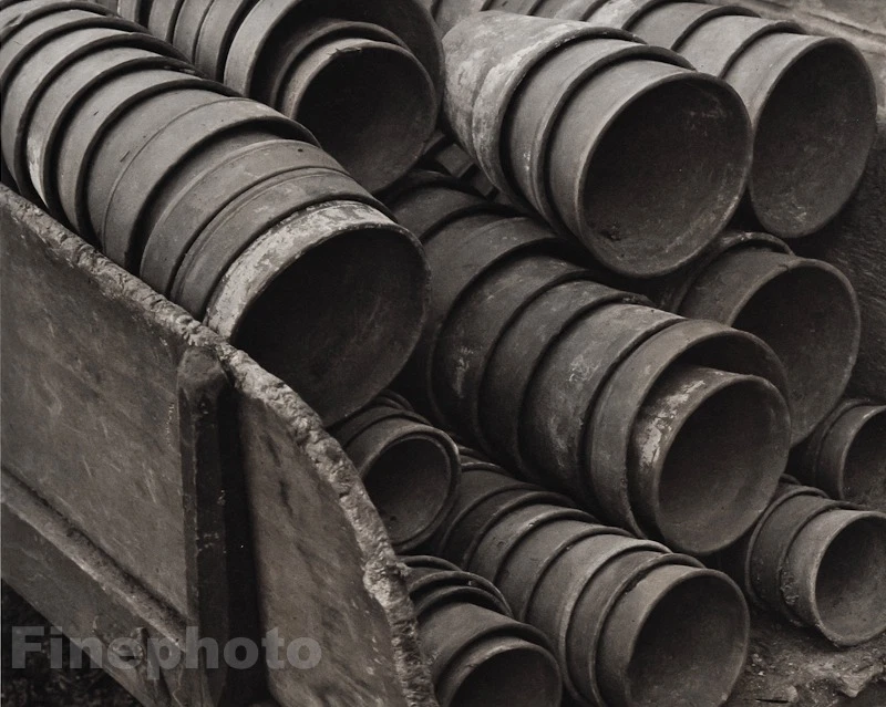 1920/63 复古 EDWARD STEICHEN 花园独轮车花盆 法国艺术 11x14 — 第 1/1 张图片