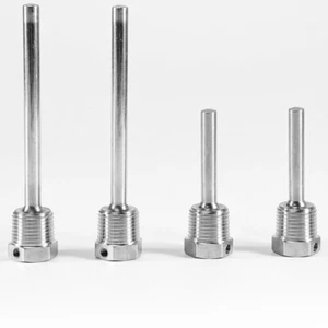 304 Stainless Steel Immersion Sleeve Set for Temperature Sensors G1/2 Inch - Picture 1 of 28