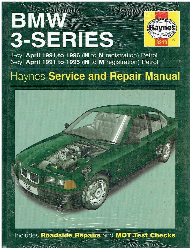 BMW E36 316i 318i 320i 323i 325i SALOON COUPE 1991-96 OWNERS REPAIR MANUAL *NEW* - Image 1 of 1