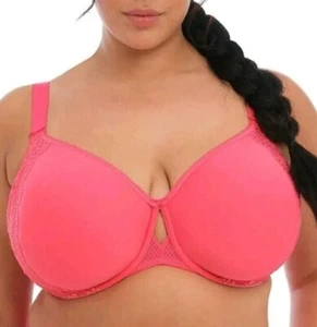 ELOMI Charley Spacer UW Moulded T-SHIRT Bra EL4383 Pink UK Sizes DD-HH NWT $76 - Picture 1 of 2