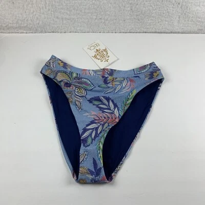 Becca South Pacific Danielle French Cut Women's Swim Bottom Blue Small NWT 6268 - Image 1 of 4